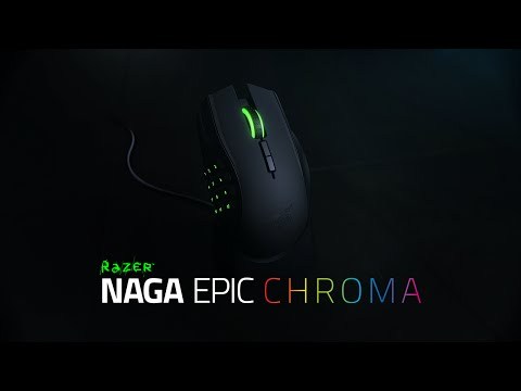 Razer Naga Epic Chroma Безжична/Жична Геймърска мишка за MMO