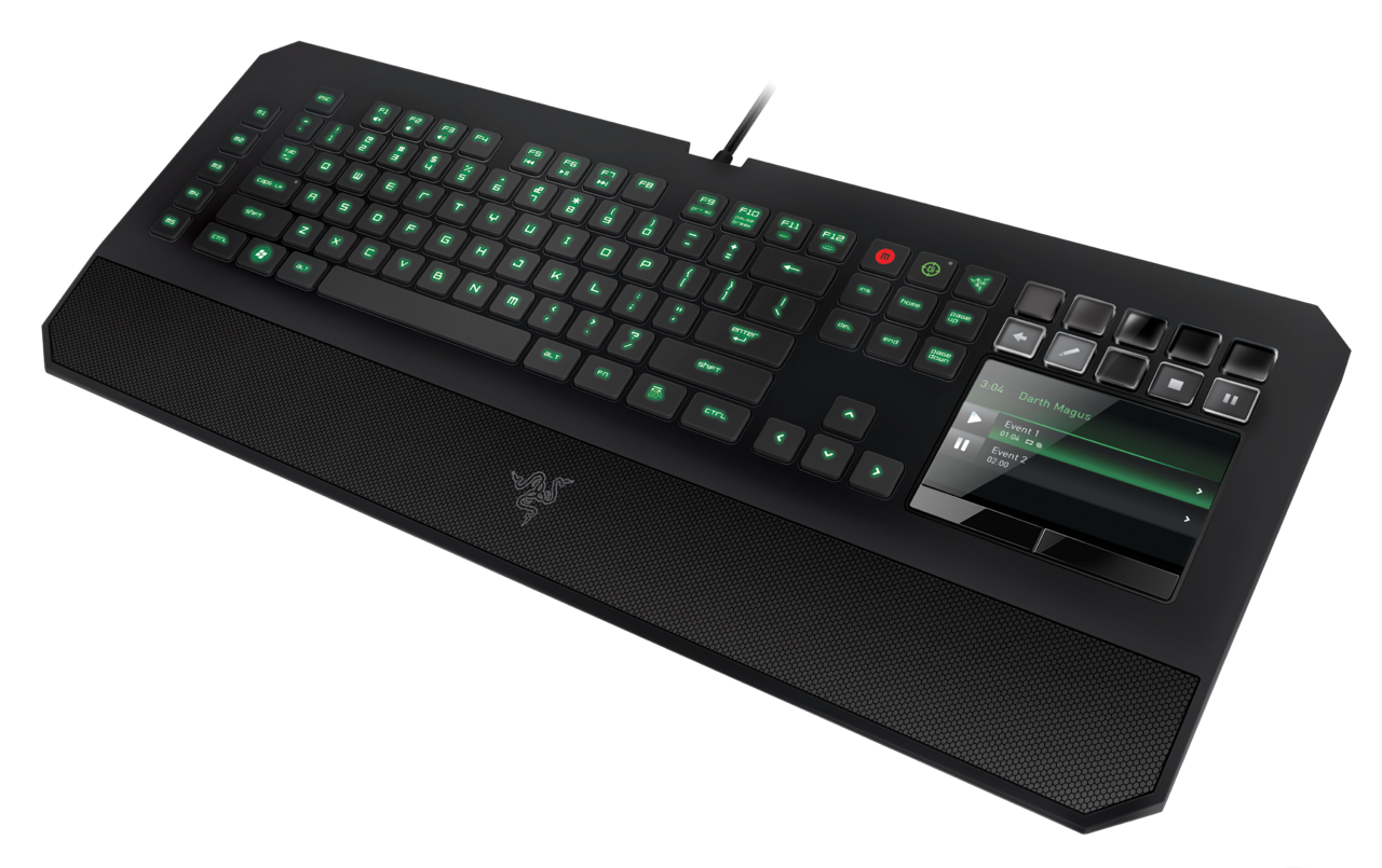 Razer Deathstalker Ultimate Геймърска клавиатура с тъчскрийн дисплей