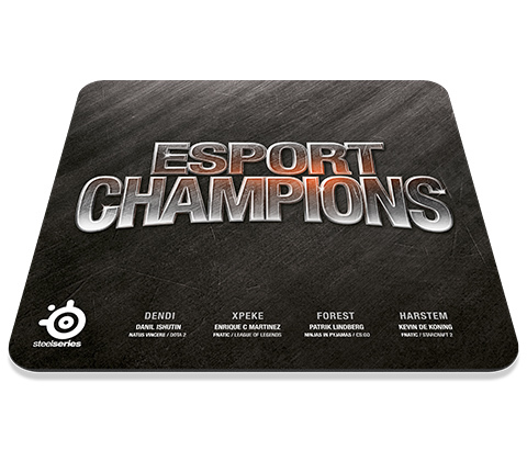 Геймърски пад за мишка SteelSeries QcK+ eSPORT Champions