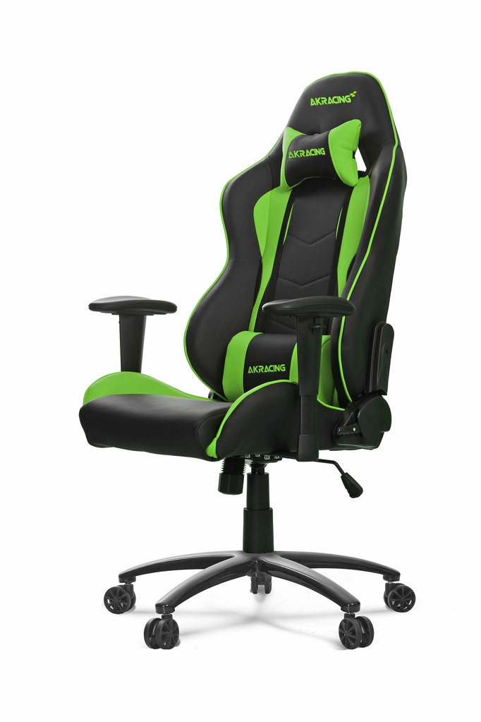 AKRacing Nitro Gaming Chair Green Геймърски стол