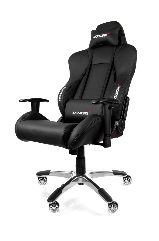 AKRacing PREMIUM Gaming Chair Black Black V2 Ергономичен геймърски стол