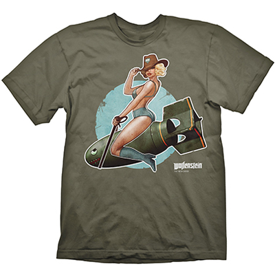 Wolfenstein T-Shirt Pin Up, Size L