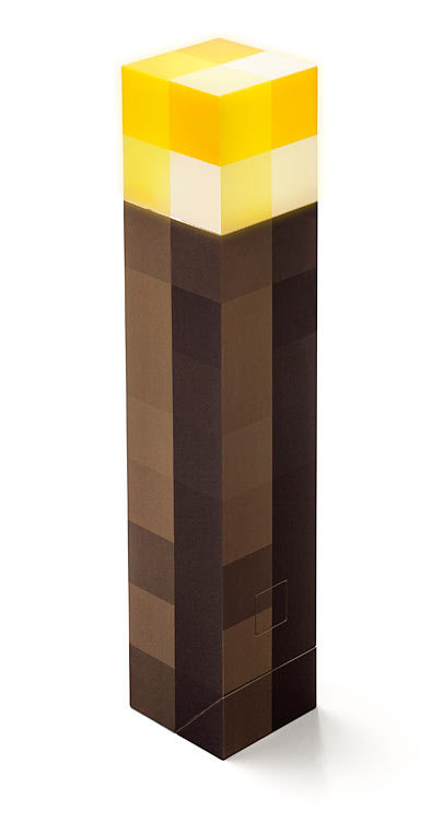 Minecraft Wall Torch светеща факла