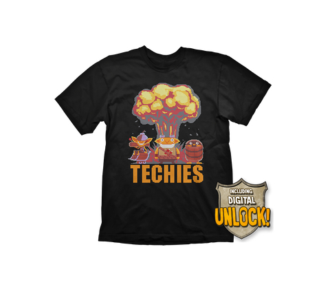 DOTA 2 T-Shirt Techies Mushroom Cloud + Ingame Code, Size M