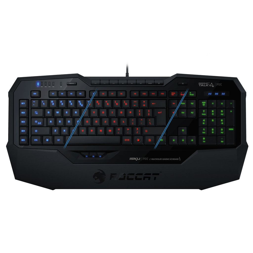 Roccat Isku FX Multicolor геймърска мембранна клавиатура