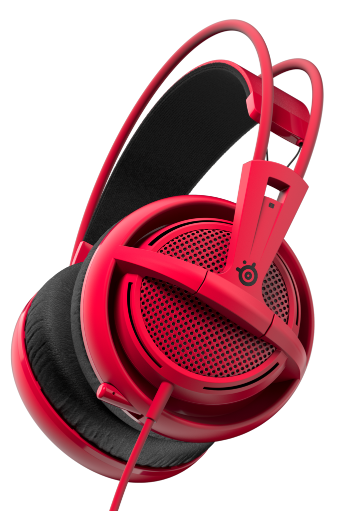 SteelSeries Siberia 200 Forged Red Геймърски слушалки с микрофон