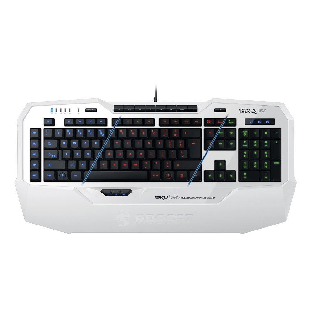 Roccat White Bundle Геймърски комплект от мишка, клавиатура и слушалки