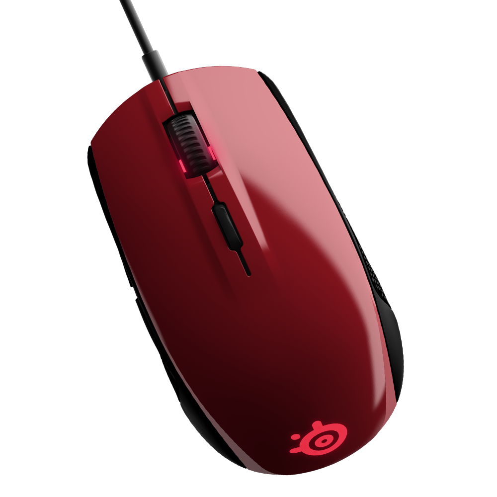 SteelSeries Rival 100 Forged Red Геймърска оптична мишка