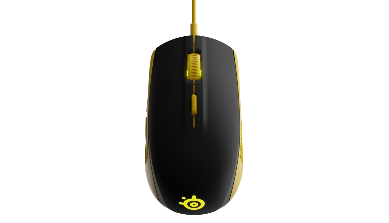 SteelSeries Rival 100 Proton Yellow Геймърска оптична мишка