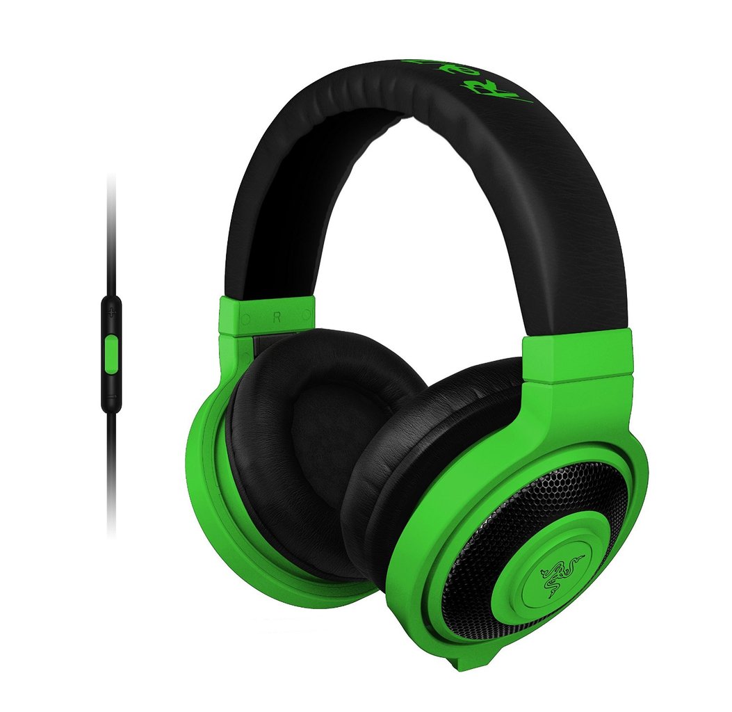 Razer Kraken Mobile Neon Green Мобилни геймърски слушалки