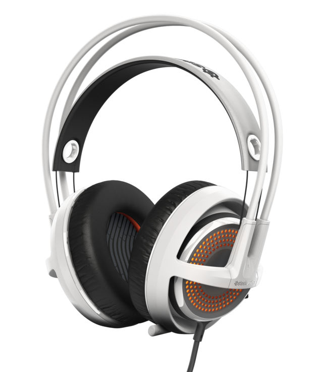 SteelSeries Siberia 350 White DTS 7.1 Геймърски слушалки с микрофон