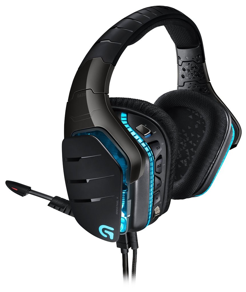 Logitech G633 Artemis Spectrum RGB 7.1 Surround Sound Геймърски слушалки с микрофон