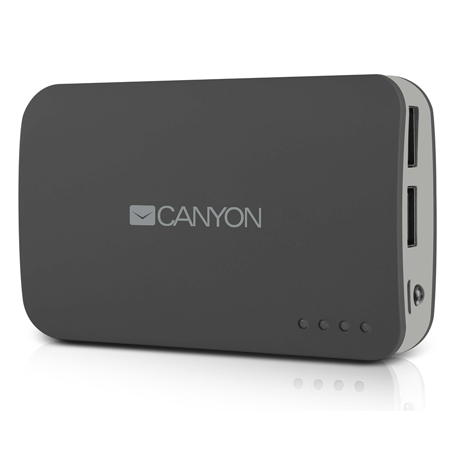 CANYON 7800 mAh Портативна батерия, тъмно сива, CNE-CPB78DG