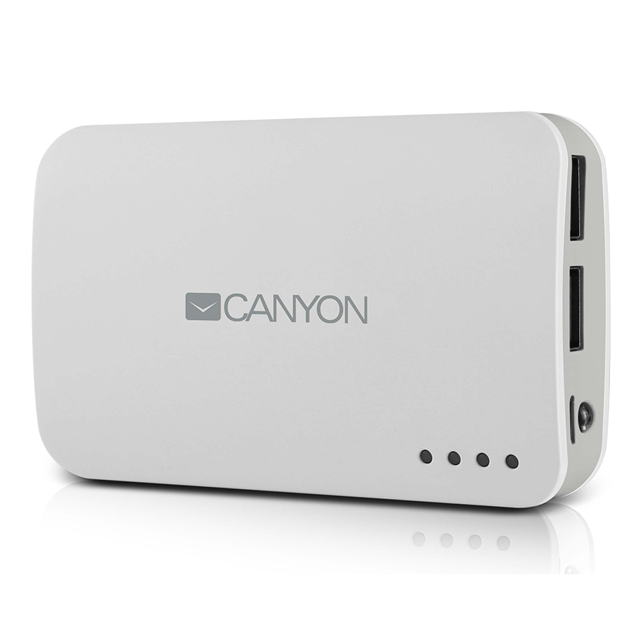 CANYON 7800 mAh Портативна батерия, бяла, CNE-CPB78W