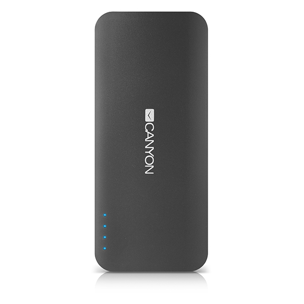 CANYON 13000 mAh Портативна батерия, тъмно сива, CNE-CPB130DG