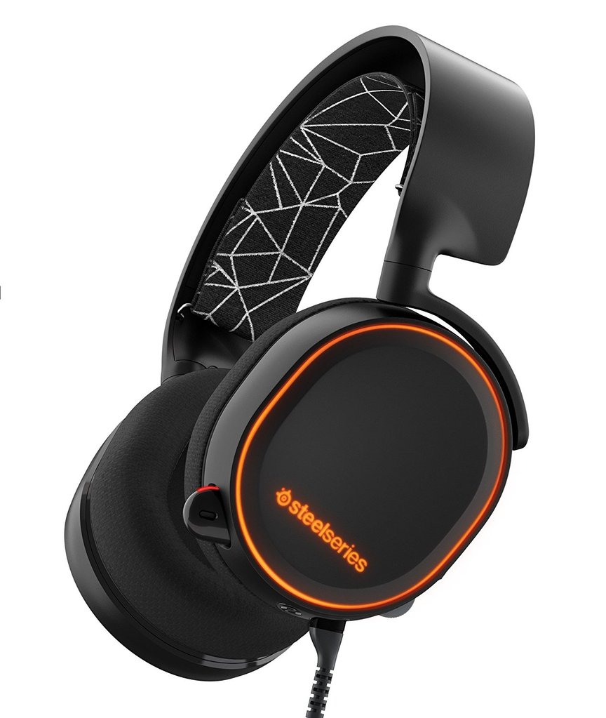 SteelSeries Arctis 5 Black RGB 7.1 Surround Геймърски слушалки с микрофон