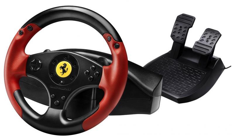 Thrustmaster Ferrari Red Legend Edition Геймърски волан с педали за PC и PlayStation 3