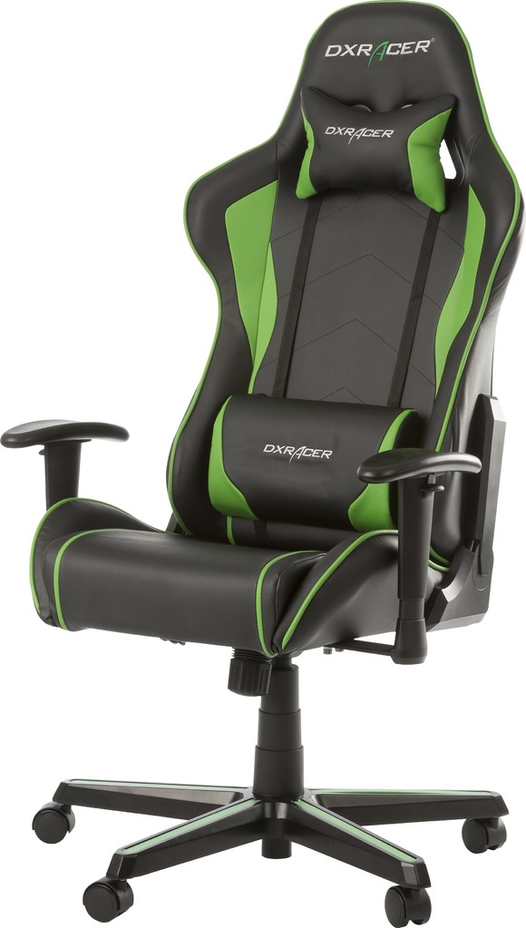 DXRacer Formula Gaming Chair Black/Green OH/FL08/NE Геймърски стол