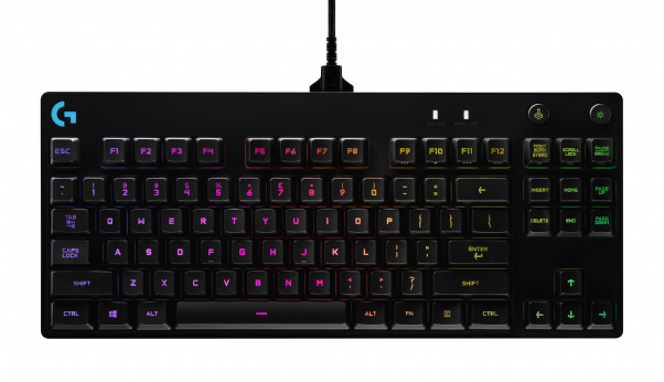 Logitech G Pro Геймърска механична клавиатура с Romer-G суичове