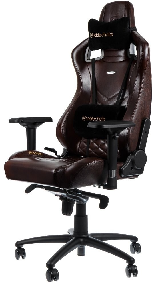 noblechairs EPIC Brown/Black Геймърски стол от естествена кожа