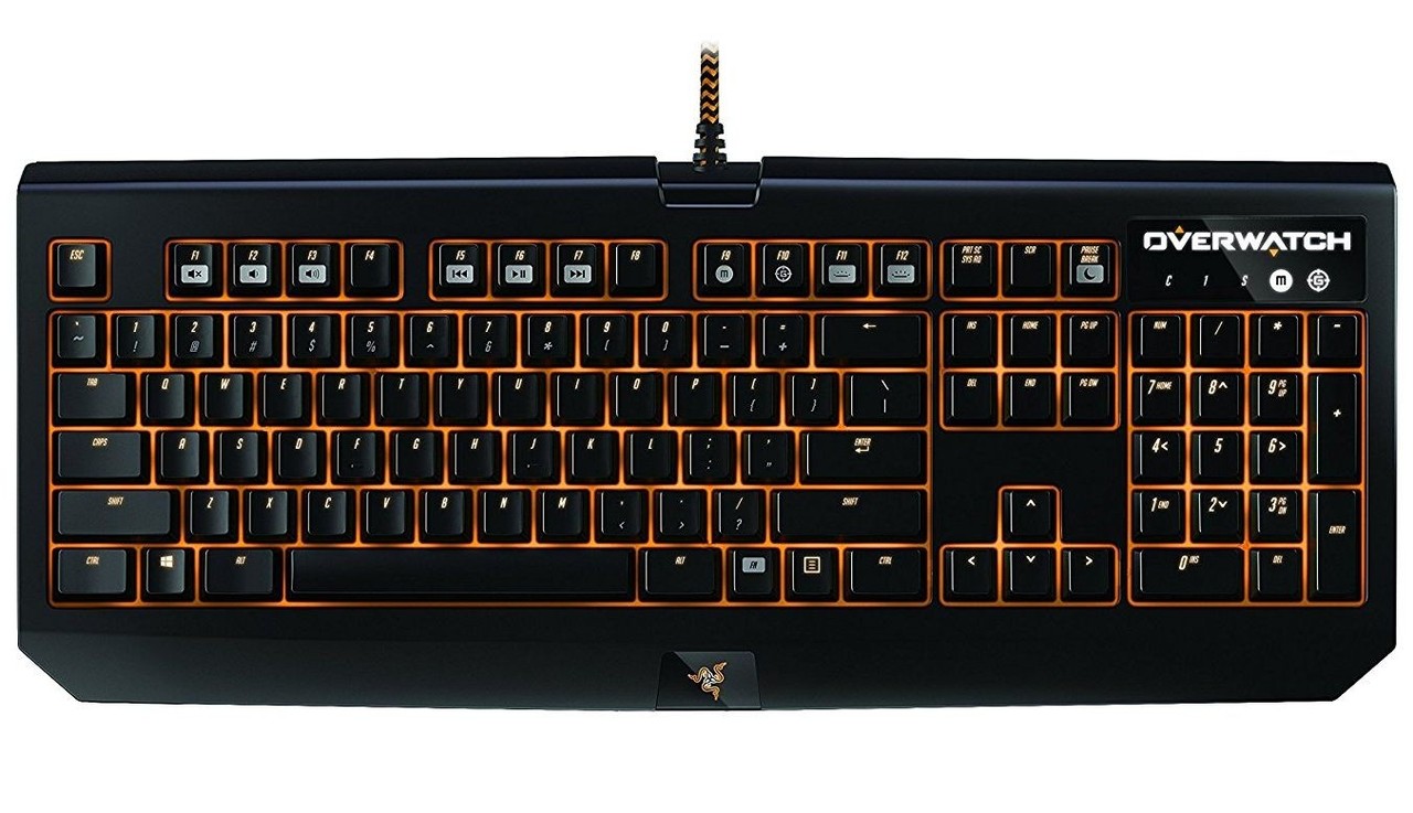 Razer Blackwidow Chroma Overwatch Edition Геймърска механична клавиатура