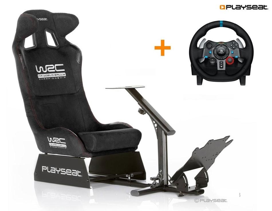 Playseat WRC и Logitech Driving Force G29 Комплект за симулатори от стол, волан и педали