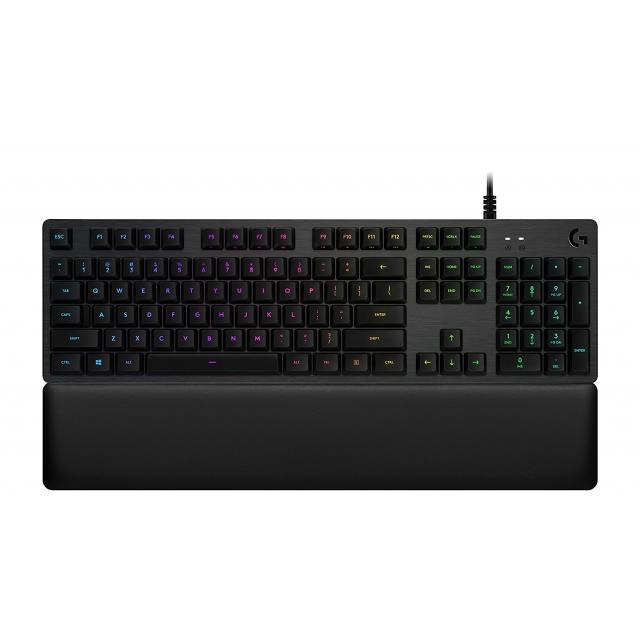 Logitech G513 Carbon RGB Геймърска механична клавиатура с Romer-G суичове