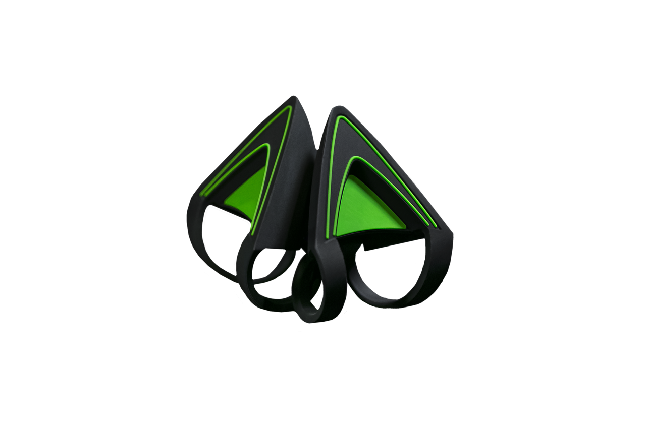 Razer Kitty Ears за Razer Kraken - Green, аксесоар за слушалки