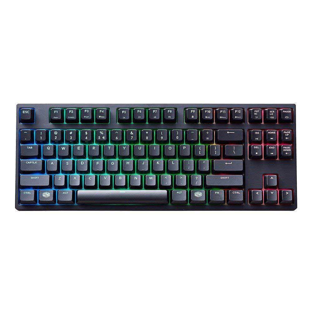 Cooler Master MasterKeys Pro S Red RGB Геймърска механична клавиатура с Cherry MX Red суичве