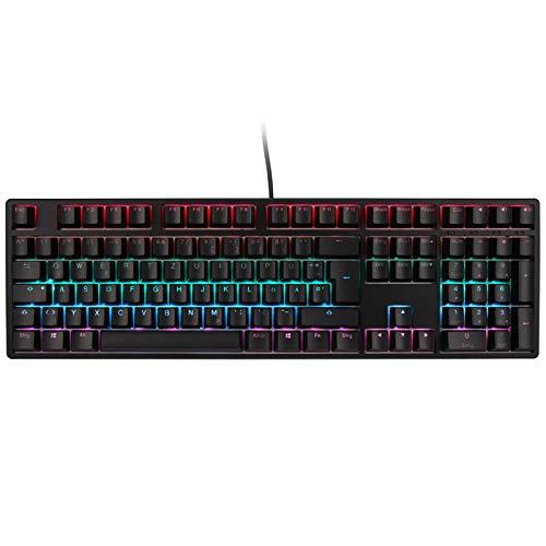 Ducky One Black RGB Геймърска механична клавиатура с Cherry MX Speed Silver суичове