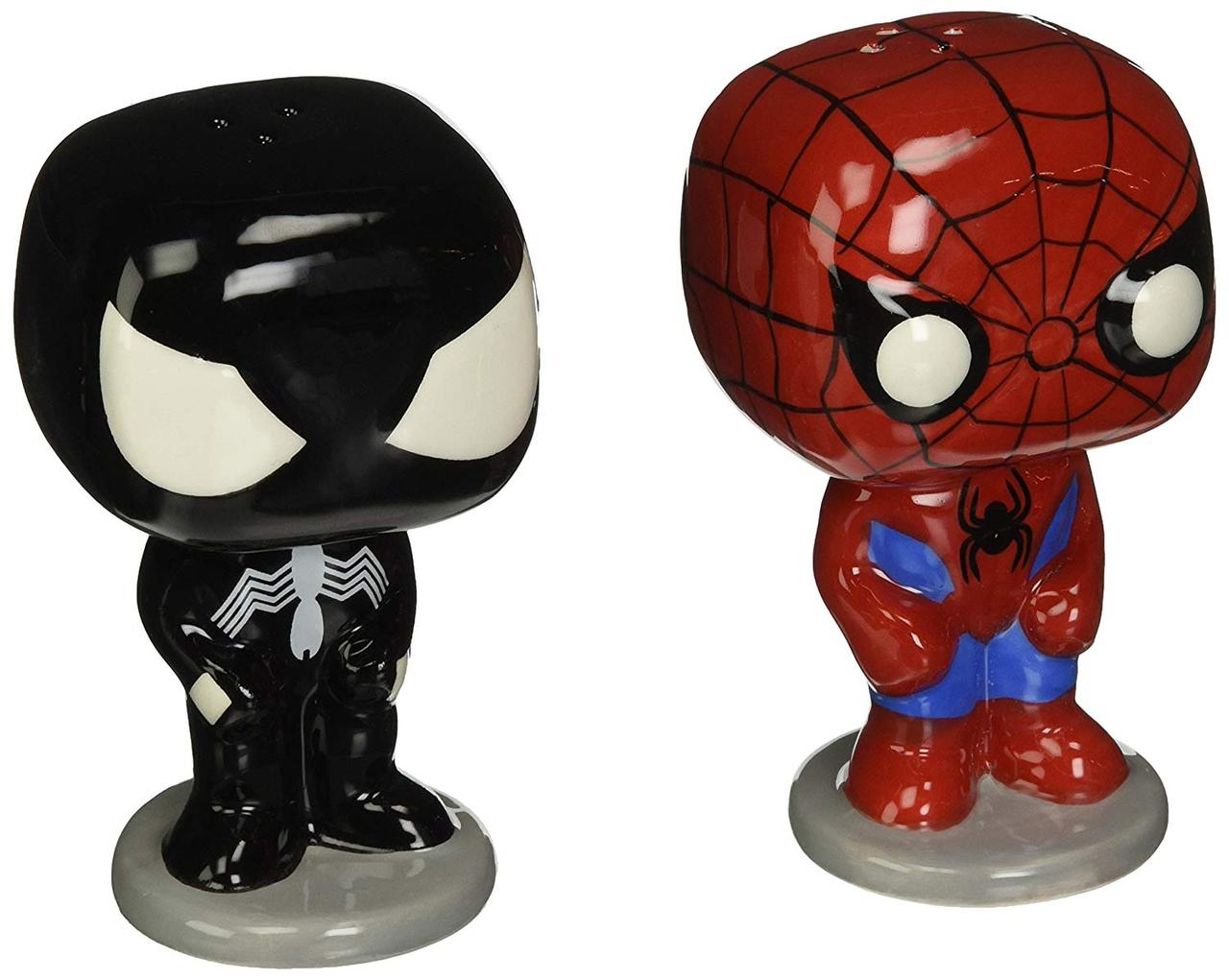 Funko POP! Home: Spider-man & Black suit Spider-man Salt N Pepper Shakers комплект солници