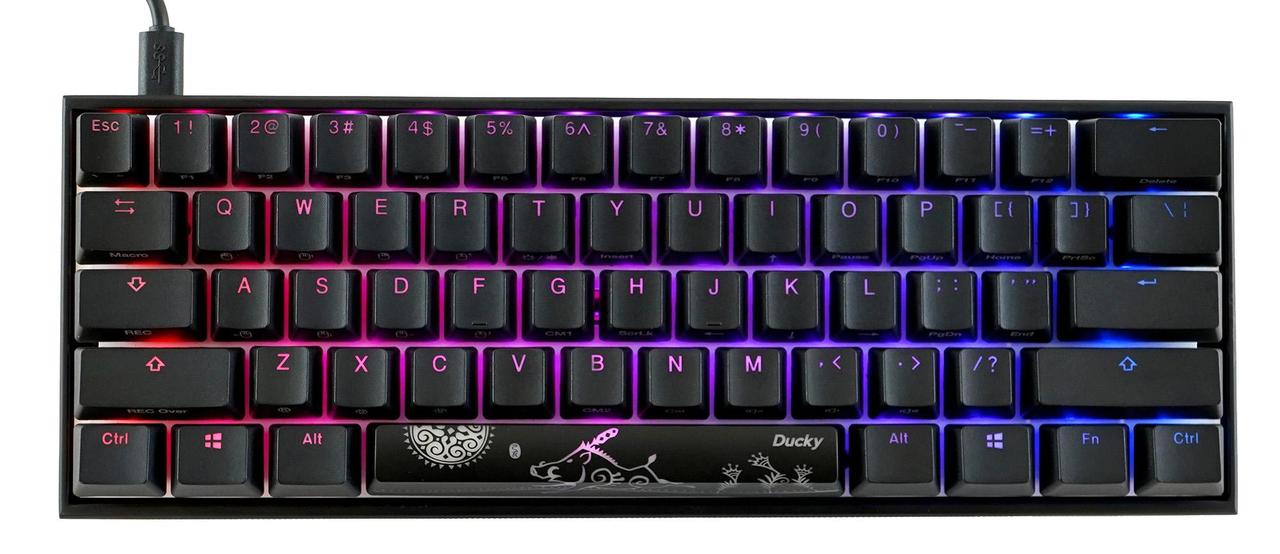 Ducky One 2 Mecha Mini v2 RGB Геймърска механична клавиатура с Cherry MX Brown суичове