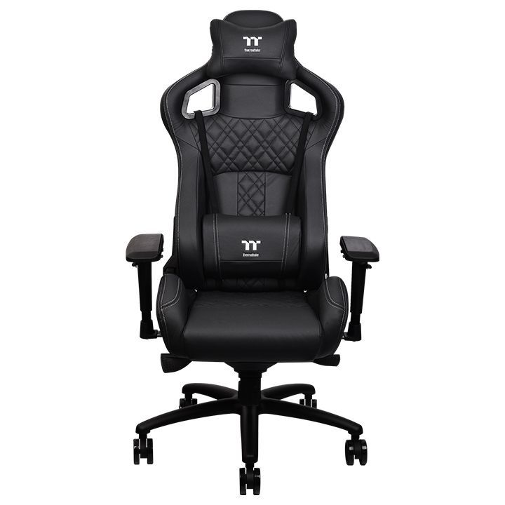 Thermaltake X Fit Real Leather Black Ергономичен геймърски стол с естествена кожа