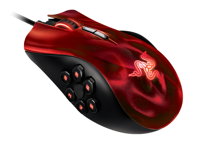 Razer Naga Hex Wraith Red Геймърска мишка