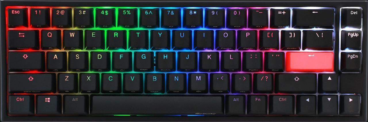 Ducky One 2 SF RGB Геймърска механична клавиатура с Kailh BOX Brown суичове