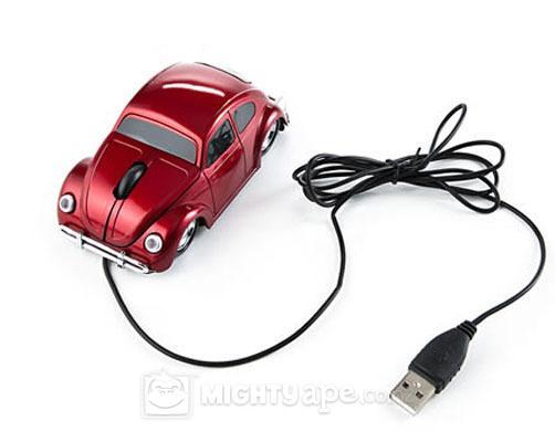 Satzuma Red Car USB Mouse