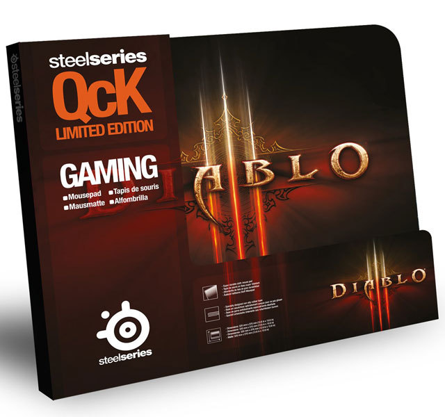 SteelSeries QcK Diablo 3 Logo Геймърски пад за мишка