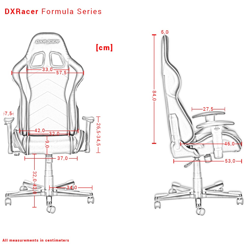 DXRacer Formula Series размер