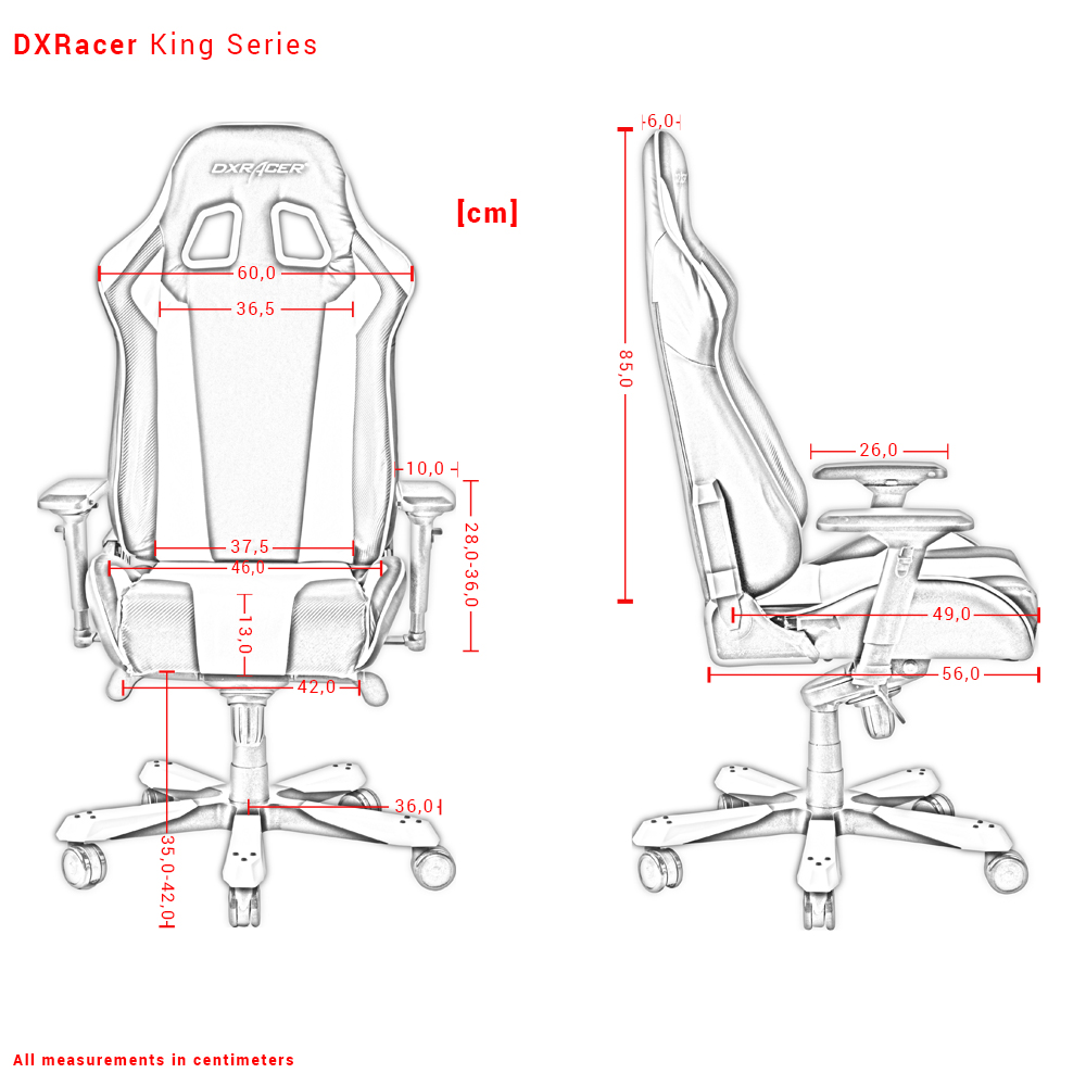 DXRacer King Series размер