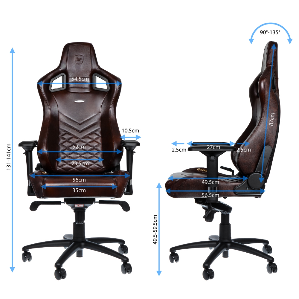 noblechairs EPIC Brown/Black размер