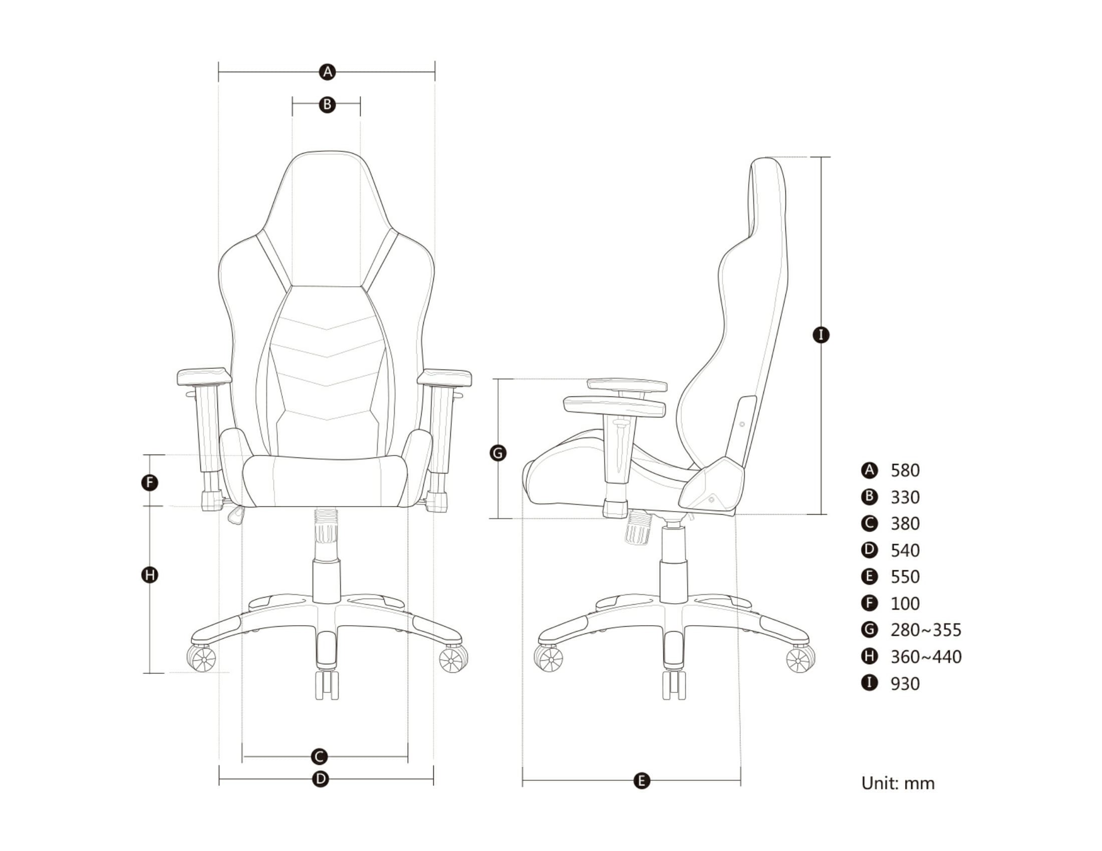 AKRacing Arctica Gaming Chair Ергономичен геймърски стол