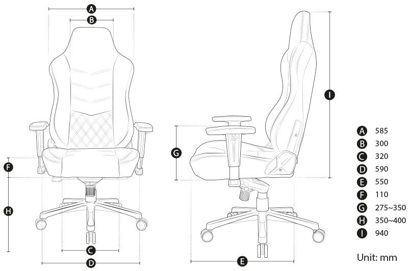 AKRacing Onyx Gaming Chair Ергономичен геймърски стол