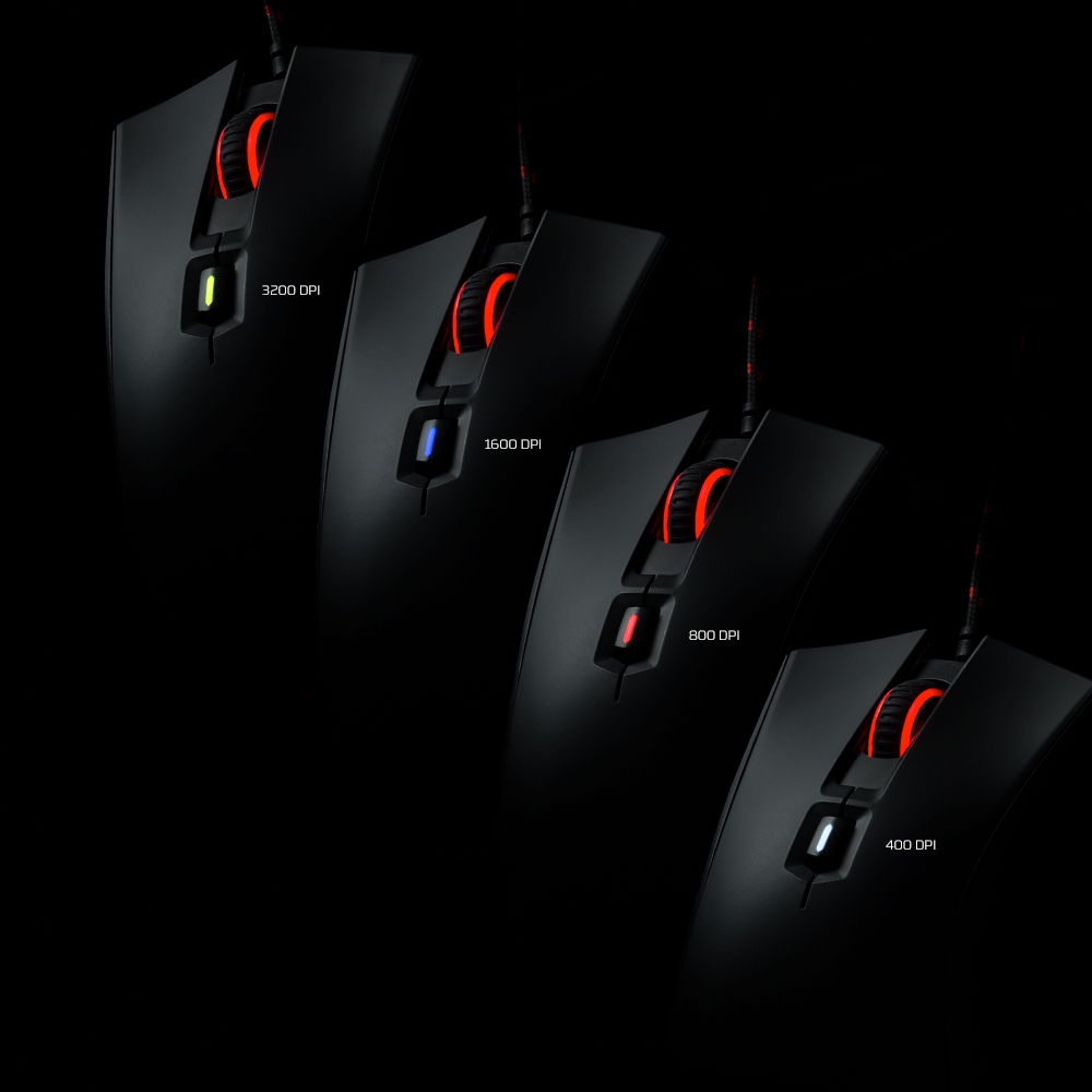 HyperX Pulsefire DPI индикатор