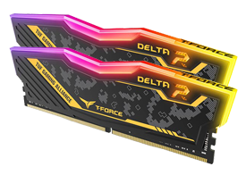 T-FORCE DELTA TUF RGB, 16GB (2x8GB) DDR4, 3200MHz CL16