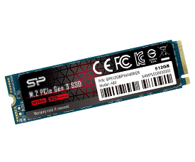 Silicon Power A80, 500GB, m.2 NVMe, PCIe