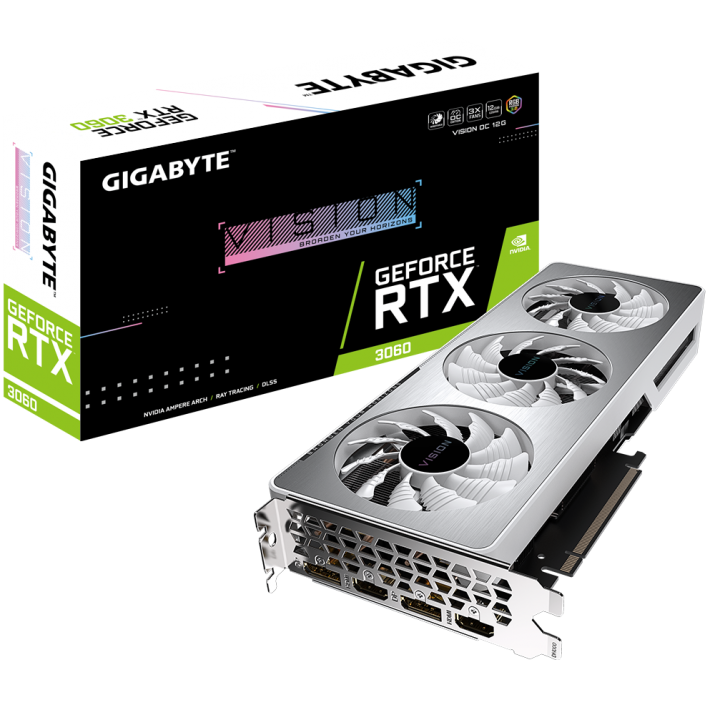 GIGABYTE GeForce VISION RTX 3060 12GB OC GDDR6