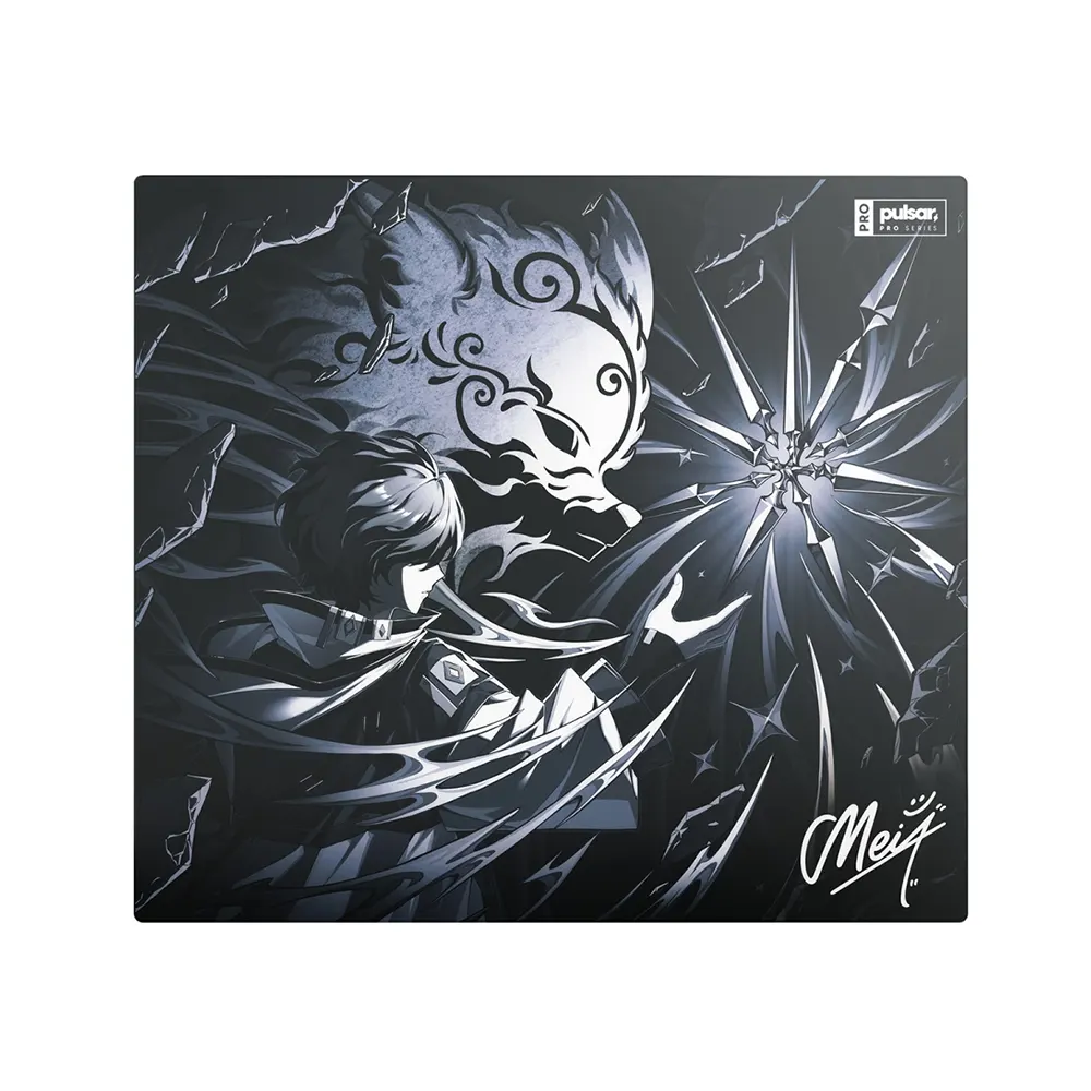 Pulsar Pro Series Meiy Glass Mousepad Стъклен геймърски пад за мишка