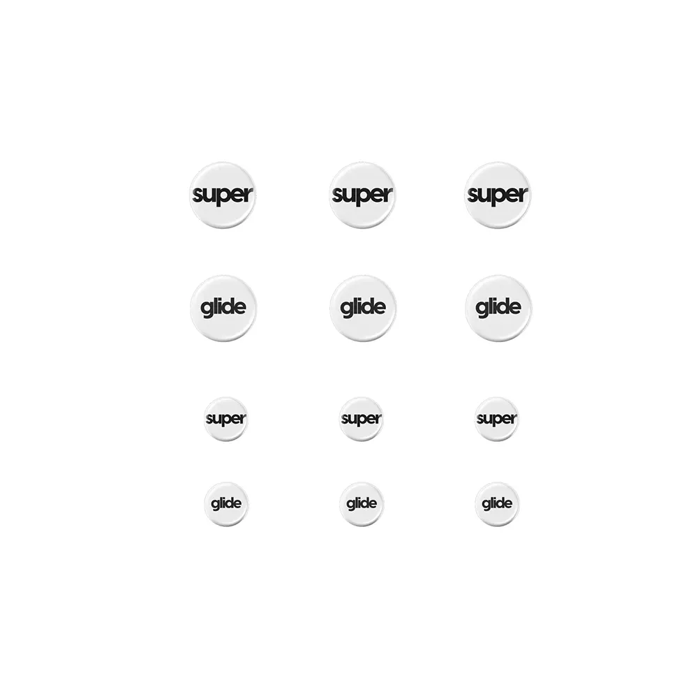 Pulsar Superglide 2 Universal 6mm + 9mm (12pcs) White Комплекта крачета за мишка