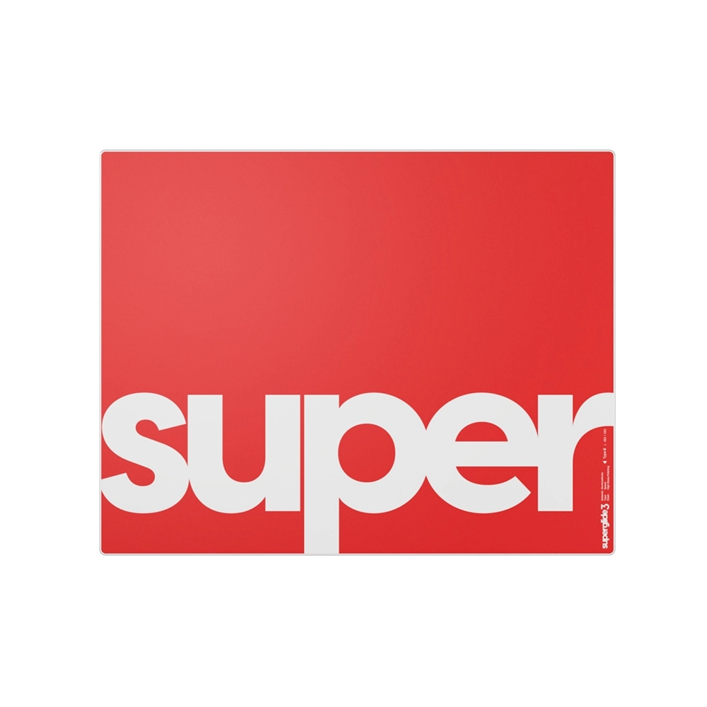 Pulsar Superglide Glass Mousepad v3 L Type-S Red Стъклен геймърски пад за мишка