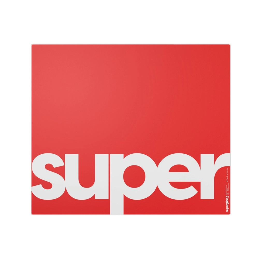 Pulsar Superglide Glass Mousepad v3 XL Type-S Red Стъклен геймърски пад за мишка